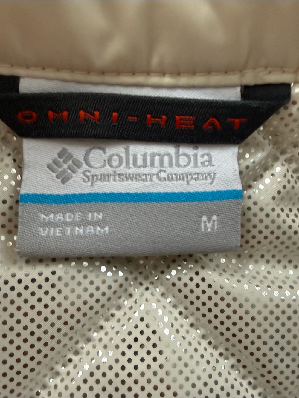 Columbia Omni-Hear Women's Quilted Lightweight Jacket Off-White - Picture 5 of 7